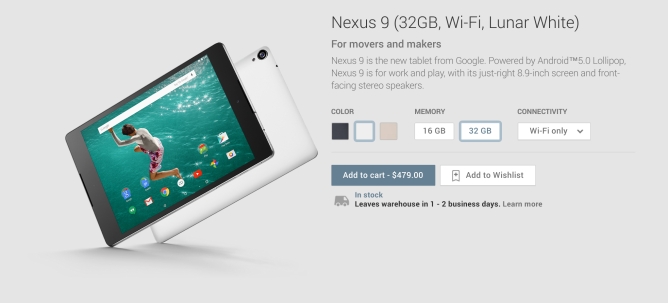 Google Nexus 9  Nexus Player   