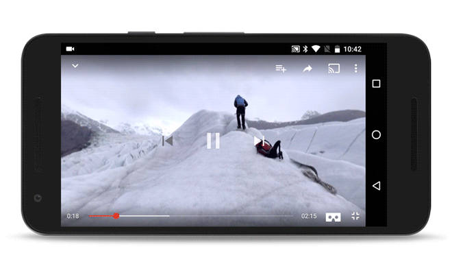 Google   YouTube  VR-,   Android