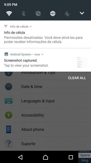 Sony Xperia X Performance    Android Nougat