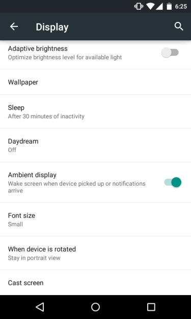 Ambient Display   Moto Display  Android 5.0 Lollipop