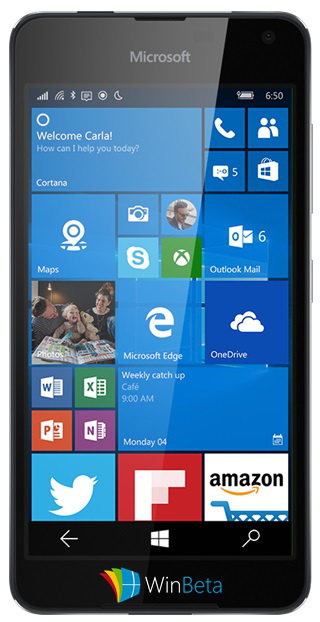 Lumia 650:       Windows