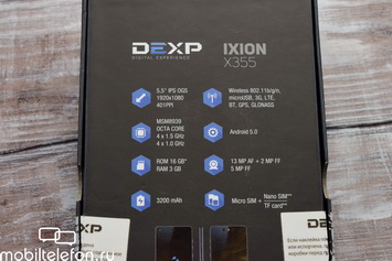  DEXP Ixion X355 Zenith