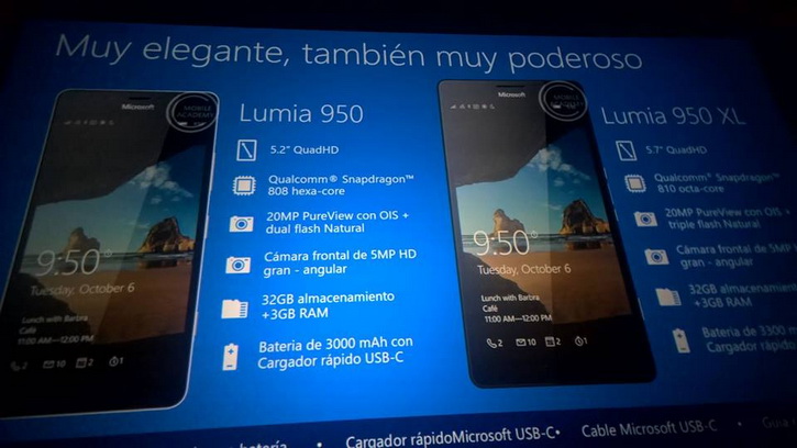   Lumia 950  950 XL  