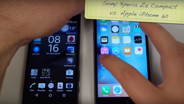 Sony Xperia Z5 Compact  iPhone 6S:    ()