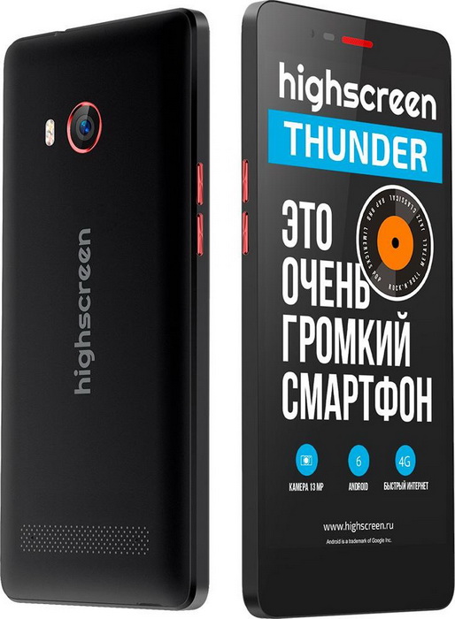  Highscreen Thunder     MediaTek MT6735