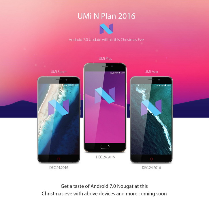 UMi Super, Max  Plus     Android Nougat