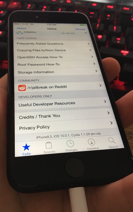  Jailbreak  iPhone 7  iOS 10.0.1  ,   
