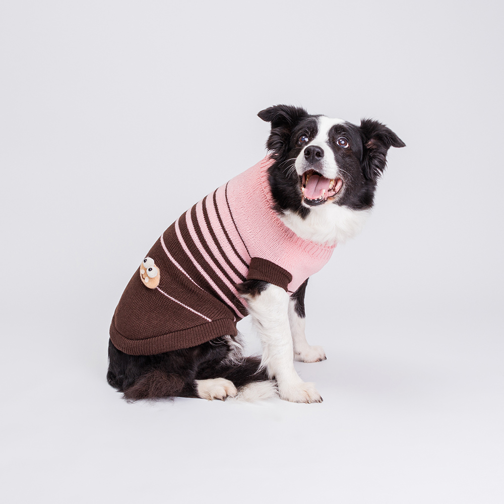 Petmax Свитер полосатый для собак, 60 см, розовый
Petmax Свитер полосатый для собак, 60 см, розовый