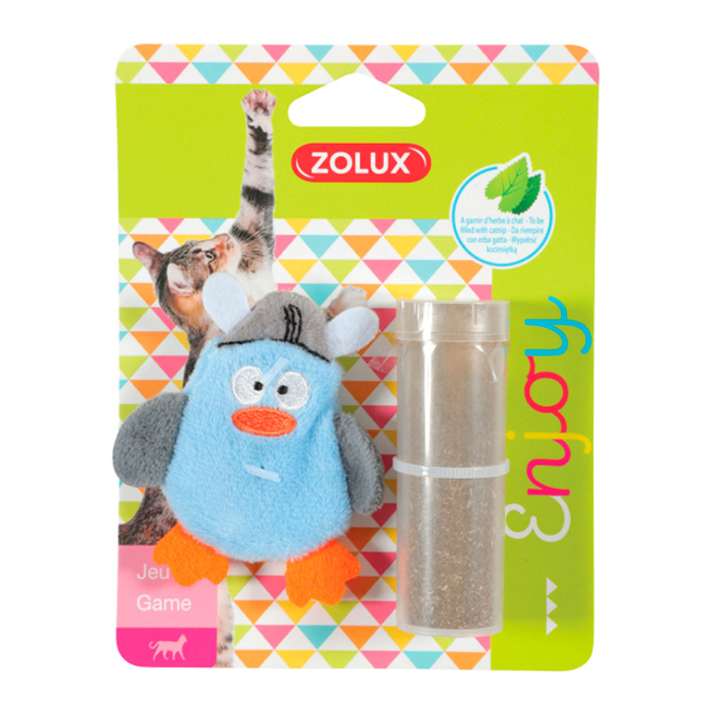 Zolux Игрушка с кошачьей мятой в комплекте для кошек Озадаченный пингвин, 6х1х7 см, голубая
Zolux Игрушка с кошачьей мятой в комплекте для кошек Озадаченный пингвин, 6х1х7 см, голубая
