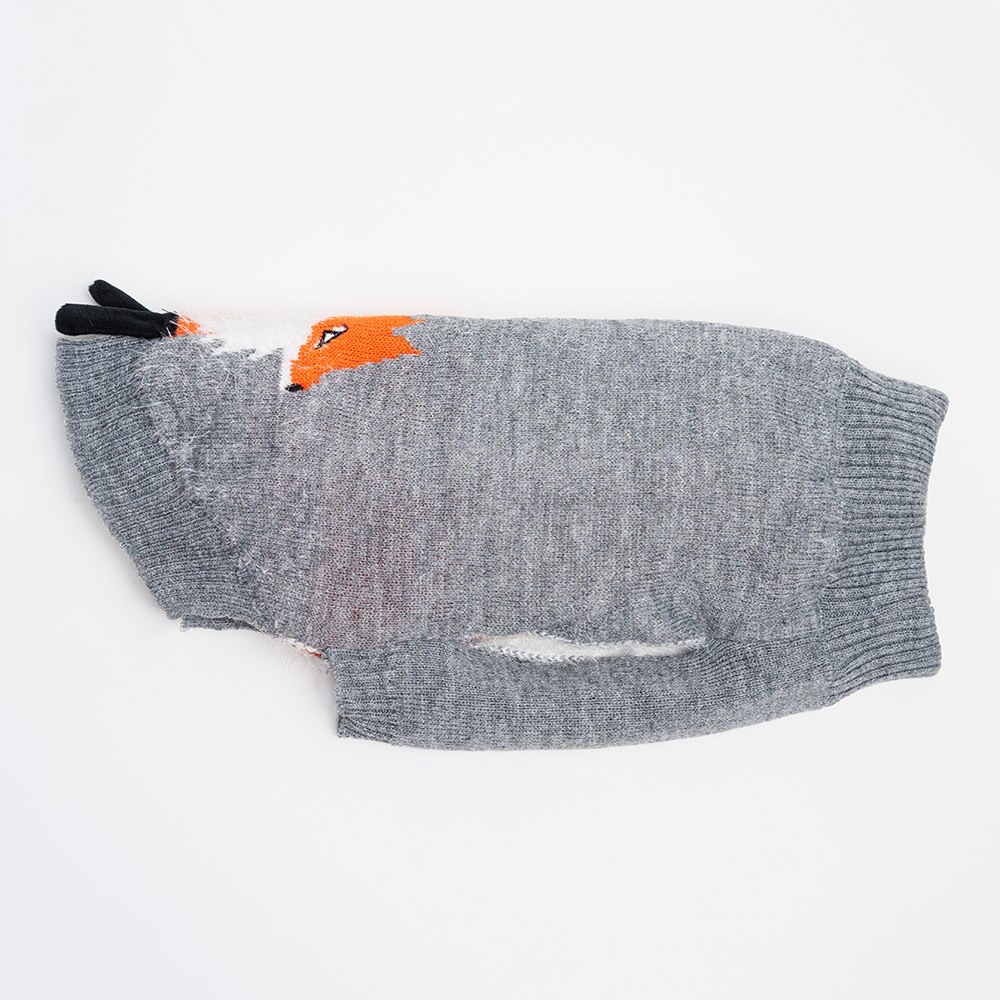 Petmax Свитер с лисой для кошек и собак, , серый
Petmax Свитер с лисой для кошек и собак, , серый