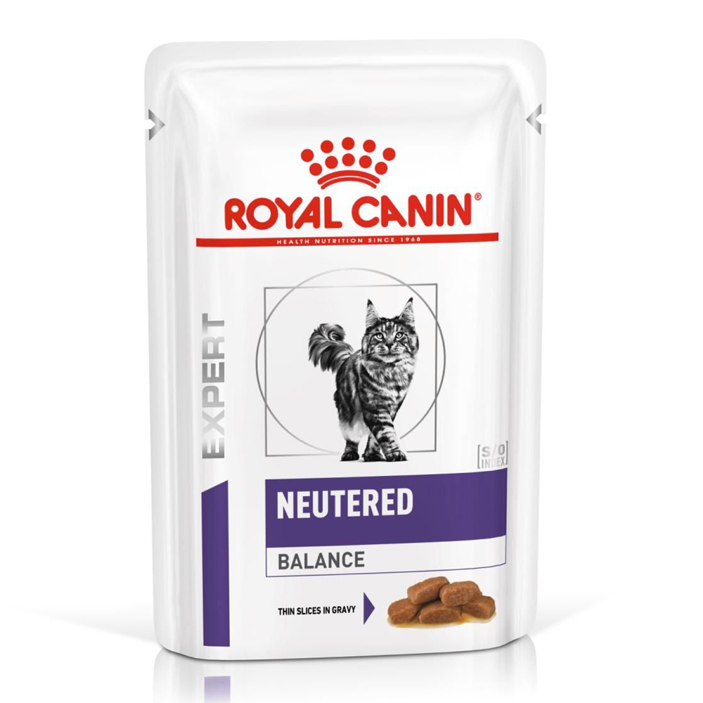 Royal Canin Neutered balance Влажный корм (пауч) для стерилизованных кошек старше 1 года, склонных к набору веса, кусочки в соусе, 85 гр.
Royal Canin Neutered balance Влажный корм (пауч) для стерилизованных кошек старше 1 года, склонных к набору веса, кусочки в соусе, 85 гр.