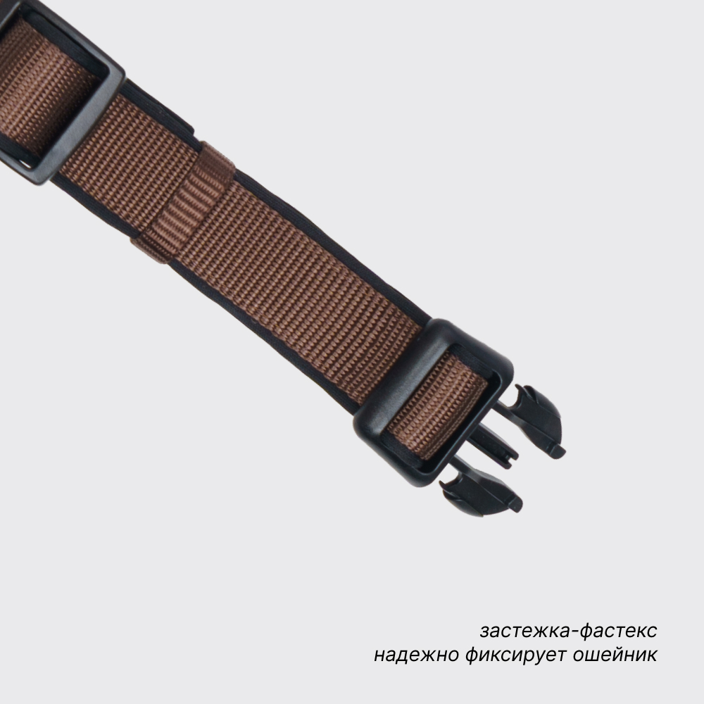 Rungo Ошейник нейлоновый для собак Soft, обхват шеи , ширина 3 см, коричневый
Rungo Ошейник нейлоновый для собак Soft, обхват шеи , ширина 3 см, коричневый