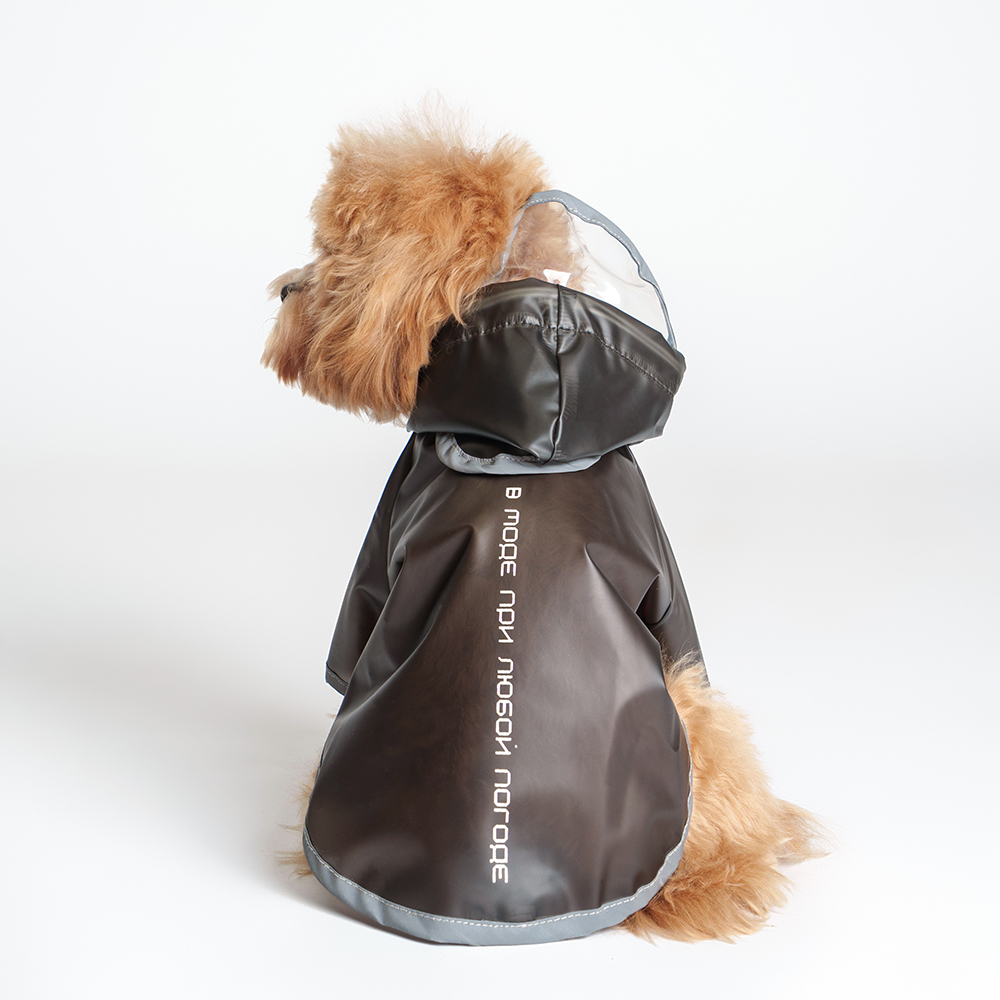 Petmax Дождевик с капюшоном для собак, , черный
Petmax Дождевик с капюшоном для собак, , черный