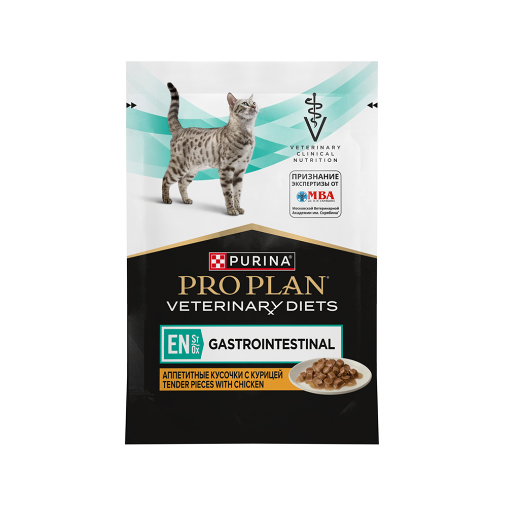 ProPlan Влажный корм (пауч) для кошек при расстройствах пищеварения, с курицей, 85 гр.
ProPlan Влажный корм (пауч) для кошек при расстройствах пищеварения, с курицей, 85 гр.