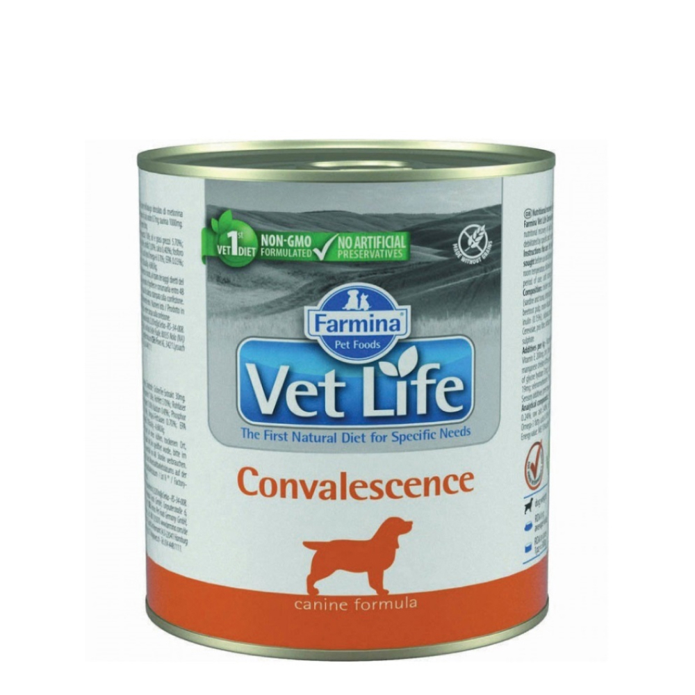 Farmina Vet Life Convalescence Влажный корм (консервы) для собак в период восстановления и выздоровления, 300 гр.
Farmina Vet Life Convalescence Влажный корм (консервы) для собак в период восстановления и выздоровления, 300 гр.