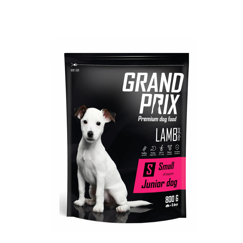 Grand Prix Small Junior Сухой корм для щенков мелких и миниатюрных пород, с ягненком, 800 гр.
Grand Prix Small Junior Сухой корм для щенков мелких и миниатюрных пород, с ягненком, 800 гр.