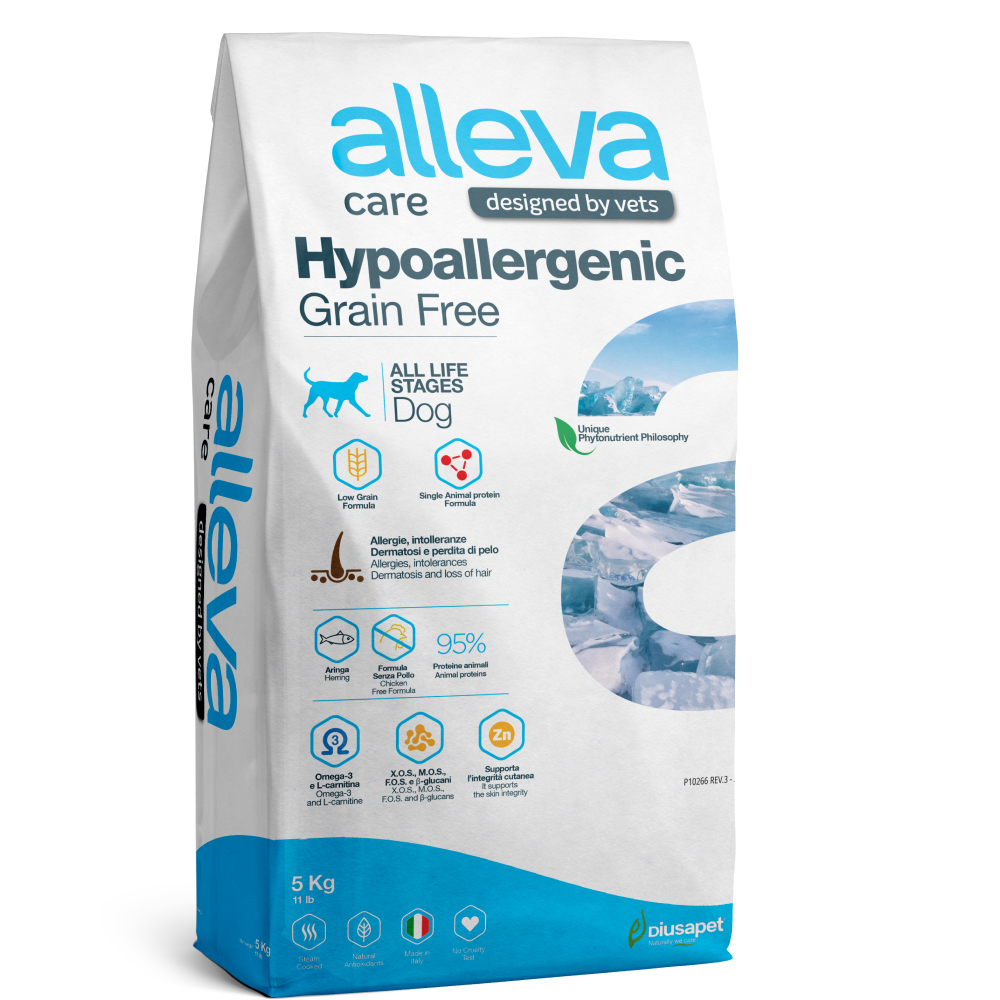 ALLEVA Care Hypoallergenic Grain Free Сухой беззерновой гипоаллергенный корм для собак, 5 кг
ALLEVA Care Hypoallergenic Grain Free Сухой беззерновой гипоаллергенный корм для собак, 5 кг