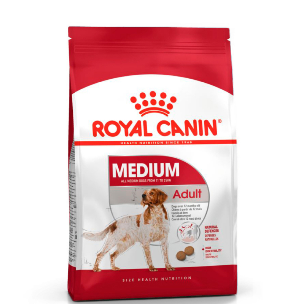 Royal Canin Medium Adult Сухой корм для собак средних размеров в возрасте от 12 месяцев до 7 лет, 3 кг
Royal Canin Medium Adult Сухой корм для собак средних размеров в возрасте от 12 месяцев до 7 лет, 3 кг