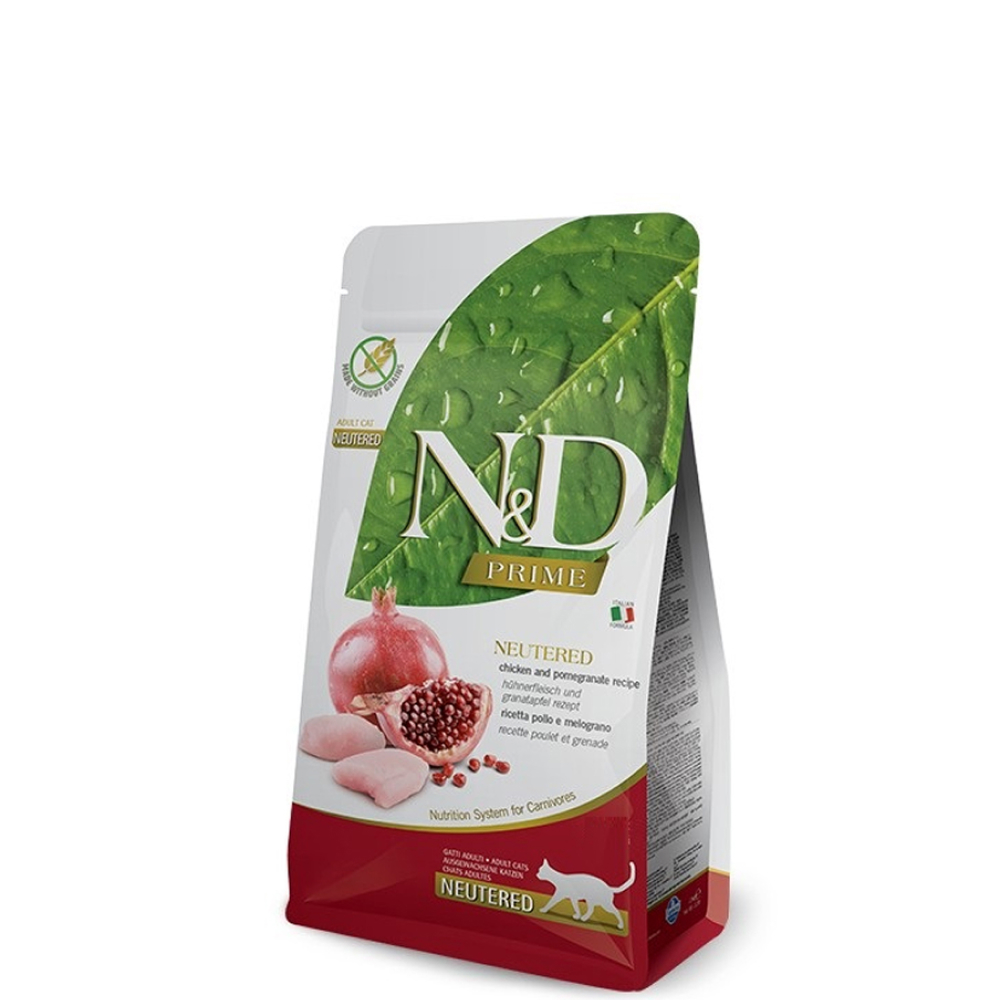 Farmina N&D Prime Сухой корм для стерилизованных кошек, с курицей и гранатом, 300 гр.
Farmina N&D Prime Сухой корм для стерилизованных кошек, с курицей и гранатом, 300 гр.