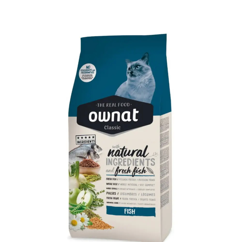 Ownat Adult Classic Сухой корм для кошек, с рыбой, 1,5 кг
Ownat Adult Classic Сухой корм для кошек, с рыбой, 1,5 кг