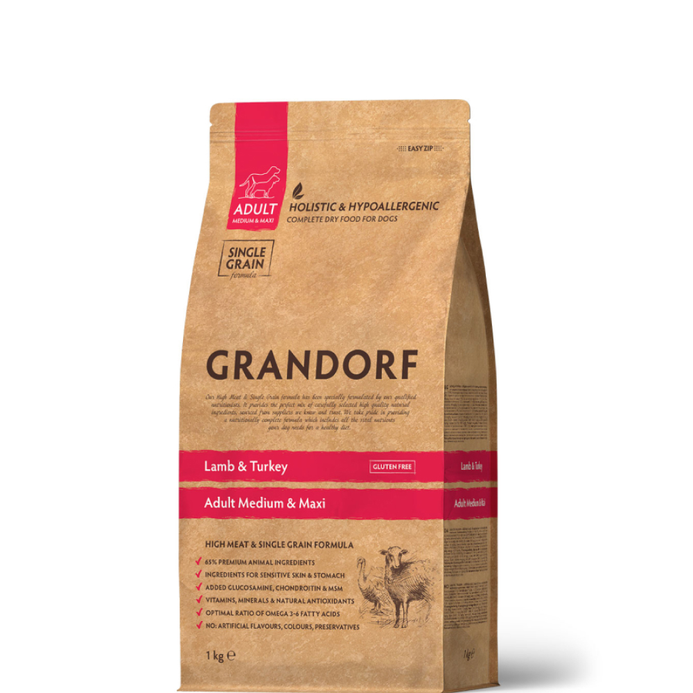 Grandorf Holistic Adult Medium & Maxi Сухой корм для взрослых собак средних и крупных пород, с ягненком и индейкой, 10 кг
Grandorf Holistic Adult Medium & Maxi Сухой корм для взрослых собак средних и крупных пород, с ягненком и индейкой, 10 кг