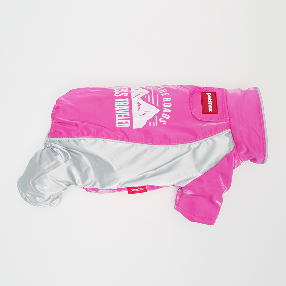 Petmax Комбинезон со светоотражающей полосой для собак, , розовый (девочка
Petmax Комбинезон со светоотражающей полосой для собак, , розовый (девочка