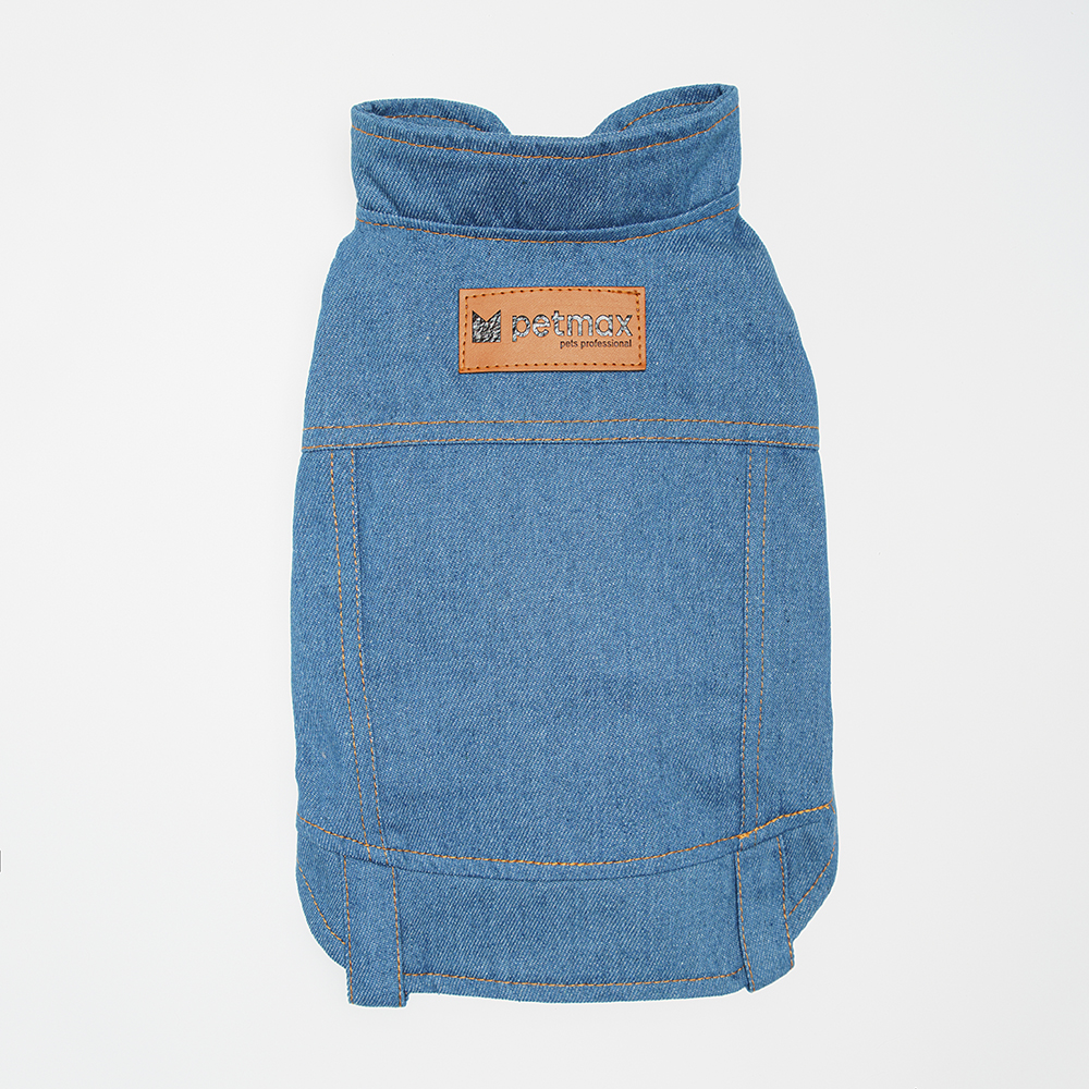 Petmax Джинсовка для собак, , синий 
Petmax Джинсовка для собак, , синий