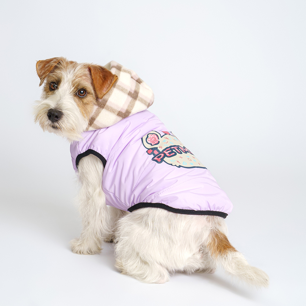 Petmax Куртка с капюшоном для собак, , сиреневая, Фиолетовый
Petmax Куртка с капюшоном для собак, , сиреневая, Фиолетовый