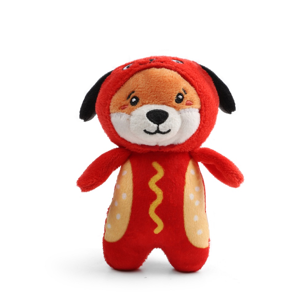 GiGwi Игрушка мягкая для собак Лисичка в костюме хот-дога с пищалкой, 12,5x7x6 cм
GiGwi Игрушка мягкая для собак Лисичка в костюме хот-дога с пищалкой, 12,5x7x6 cм