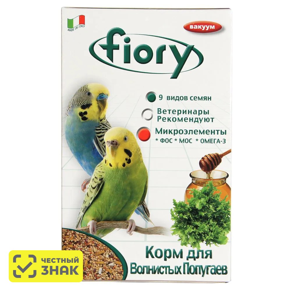 Fiory Pappagallini Корм для волнистых попугаев, 400 г
Fiory Pappagallini Корм для волнистых попугаев, 400 г