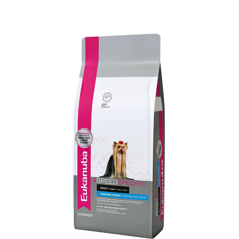 Eukanuba Adult Specific Breed Сухой корм для собак породы йоркширский терьер, с курицей, 1 кг
Eukanuba Adult Specific Breed Сухой корм для собак породы йоркширский терьер, с курицей, 1 кг