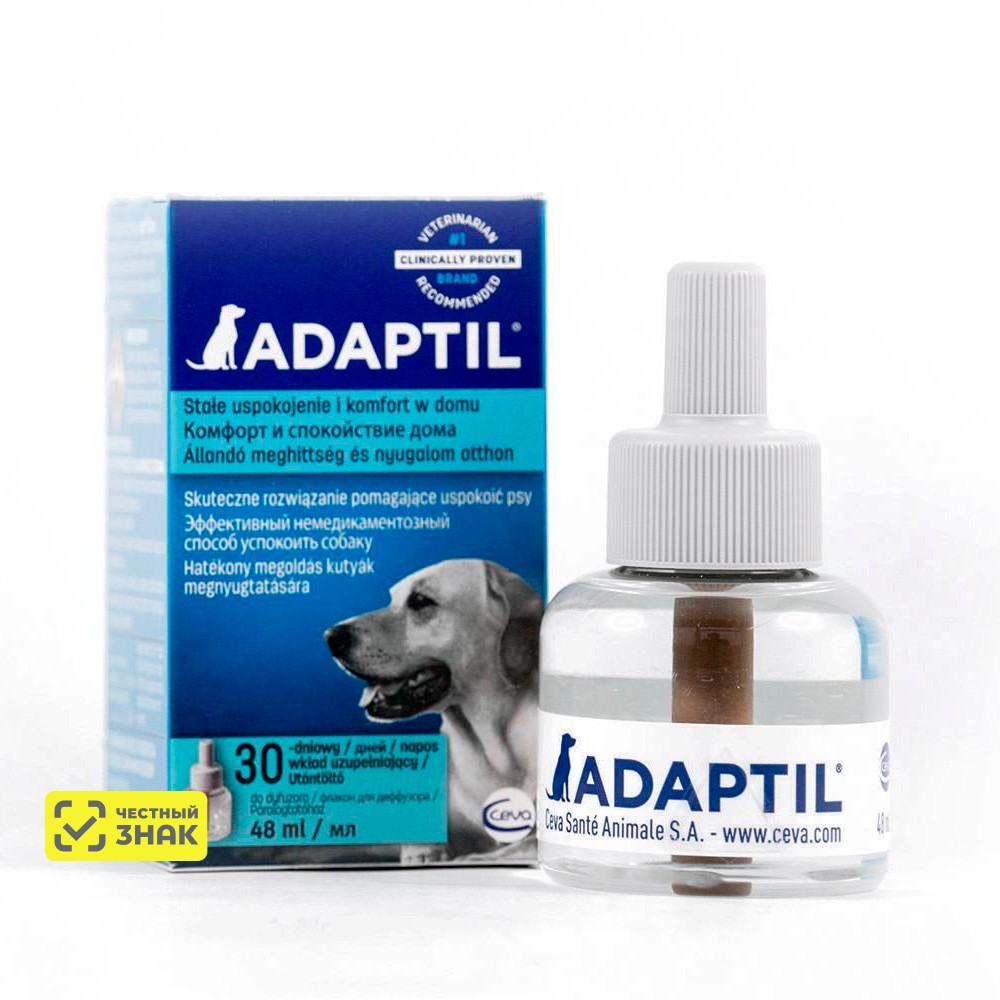 Ceva Адаптил Модулятор поведения для собак, 48 мл
Ceva Адаптил Модулятор поведения для собак, 48 мл