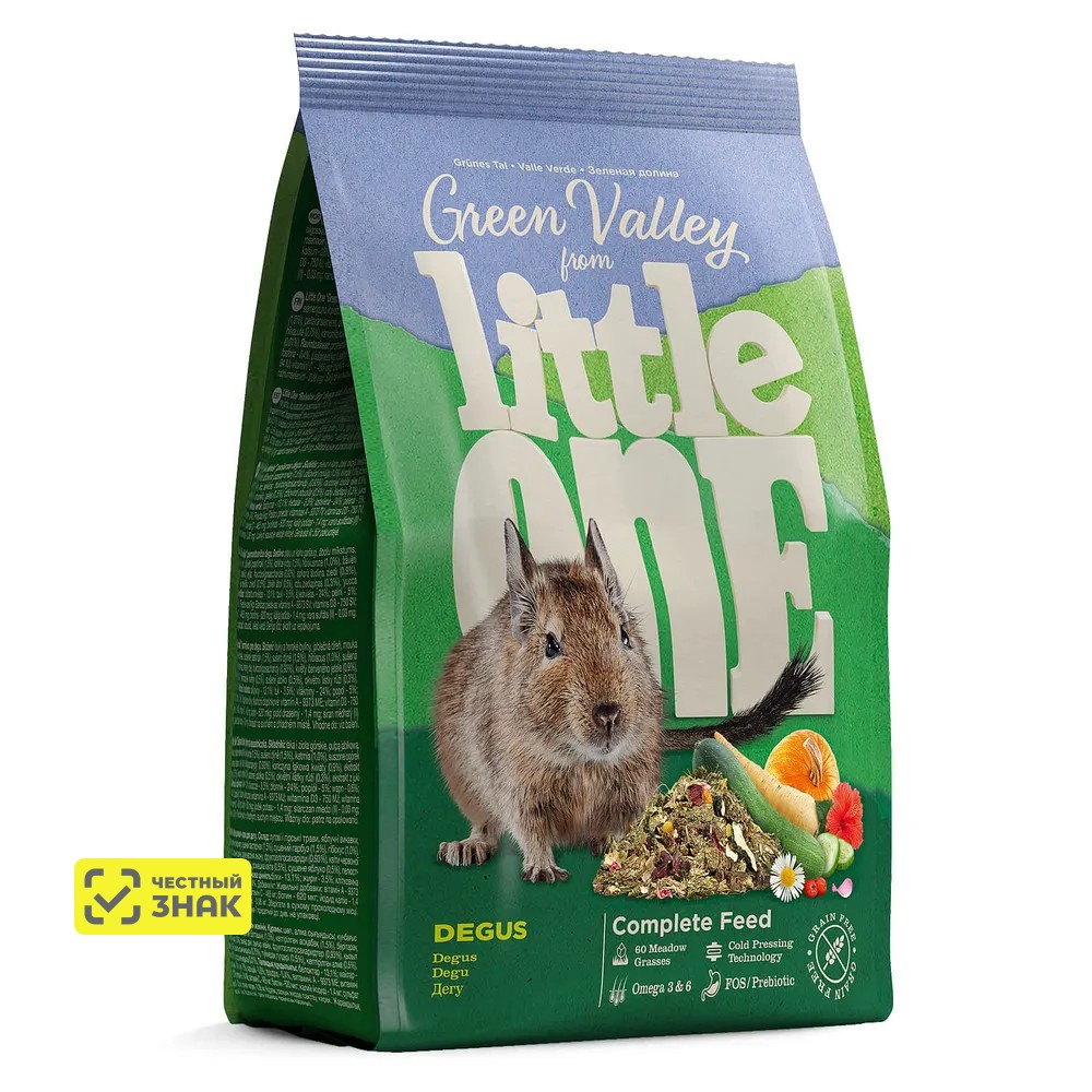 Little One Корм из разнотравья для дегу Зеленая долина, 750 гр.
Little One Корм из разнотравья для дегу Зеленая долина, 750 гр.