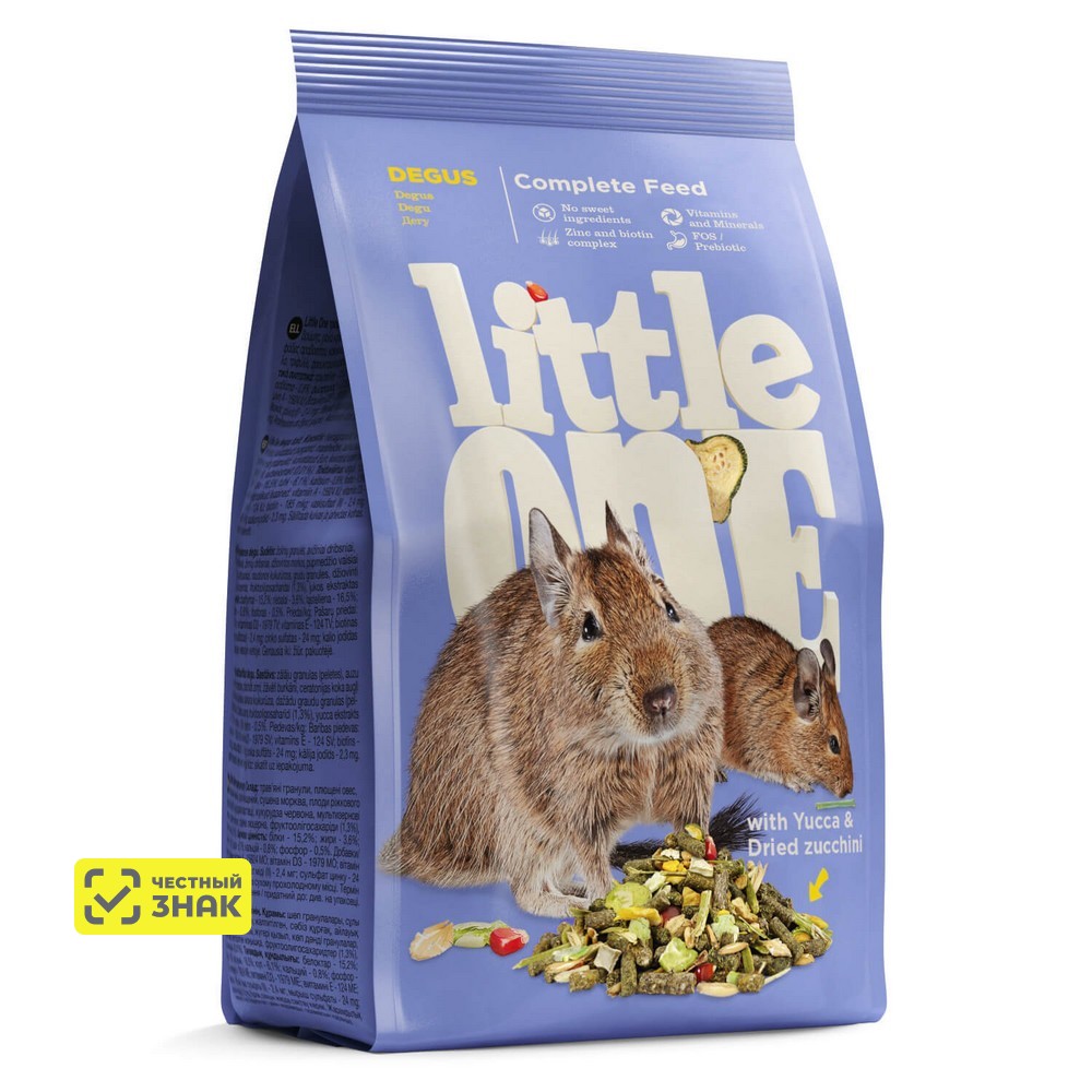 Little One Корм для дегу, 400 гр.
Little One Корм для дегу, 400 гр.