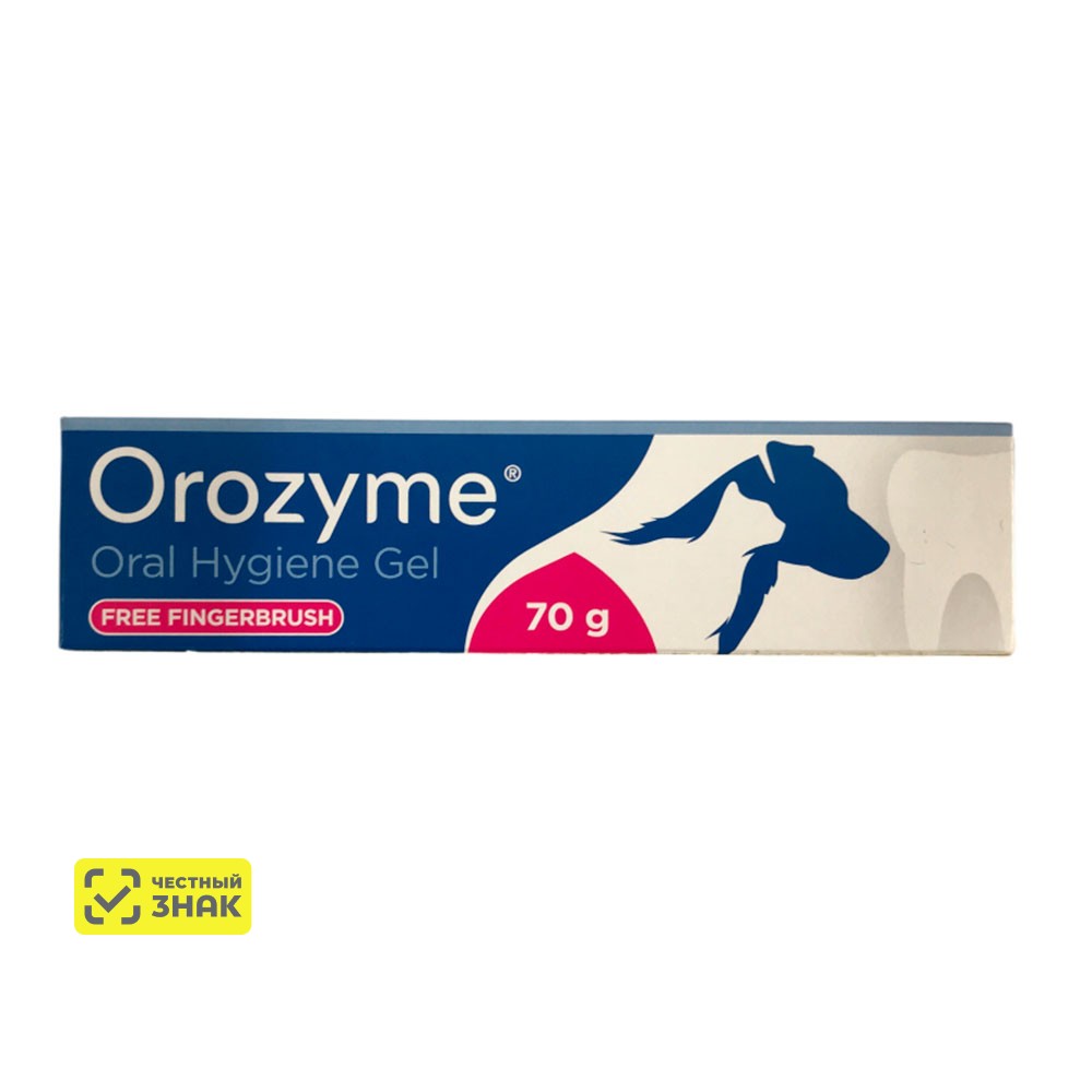 OROZYME Гель для эффективного ухода за полостью рта у кошек и собак, 70 гр.
OROZYME Гель для эффективного ухода за полостью рта у кошек и собак, 70 гр.