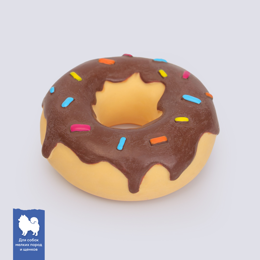 RURRI Игрушка для собак Пончик шоколадный, Разноцветный
RURRI Игрушка для собак Пончик шоколадный, Разноцветный