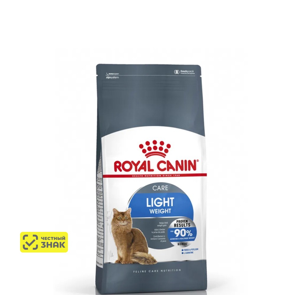 Royal Canin Light Weight Care Сухой корм для взрослых кошек в целях профилактики избыточного веса, 400 гр.
Royal Canin Light Weight Care Сухой корм для взрослых кошек в целях профилактики избыточного веса, 400 гр.