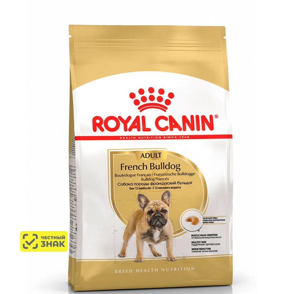Royal Canin French Bulldog Adult Сухой корм для собак породы французский бульдог с 12 месяцев, 3 кг
Royal Canin French Bulldog Adult Сухой корм для собак породы французский бульдог с 12 месяцев, 3 кг