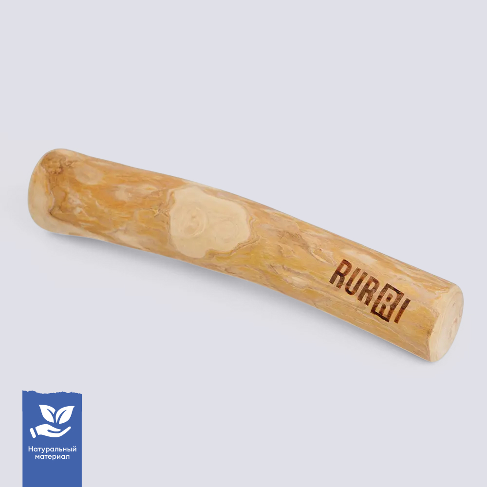 RURRI Игрушка для собак Палочка из кофейного дерева, диаметр 2,8-3,7 см, длина 17 см, Белый
RURRI Игрушка для собак Палочка из кофейного дерева, диаметр 2,8-3,7 см, длина 17 см, Белый