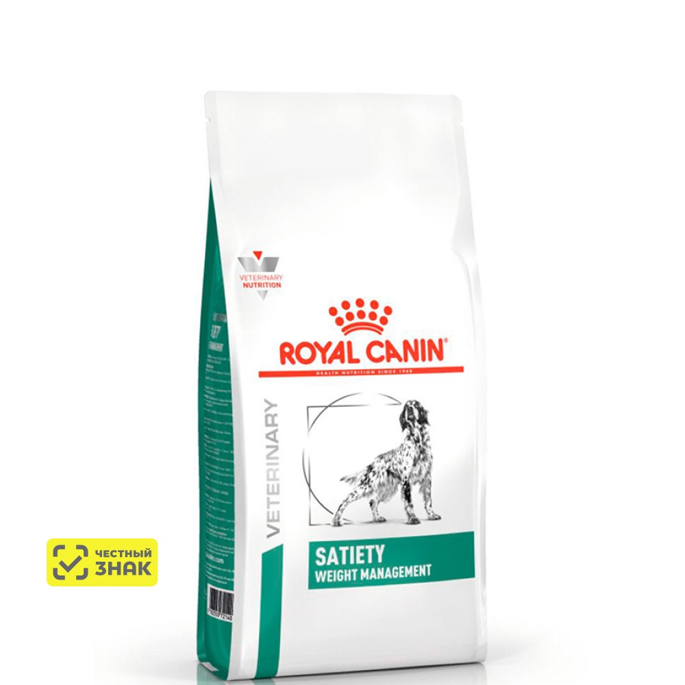 Royal Canin Satiety Weight Management SAT30 Сухой корм для собак для контроля избыточного веса, 1,5 кг
Royal Canin Satiety Weight Management SAT30 Сухой корм для собак для контроля избыточного веса, 1,5 кг