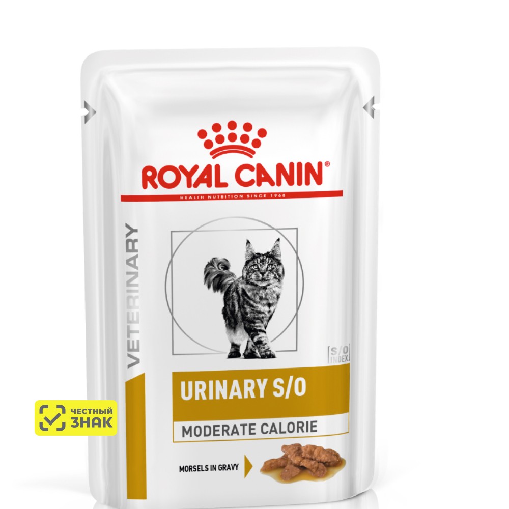 Royal Canin Urinary S/O Влажный корм (пауч) для взрослых кошек склонных к набору лишнего веса, 85 гр.
Royal Canin Urinary S/O Влажный корм (пауч) для взрослых кошек склонных к набору лишнего веса, 85 гр.