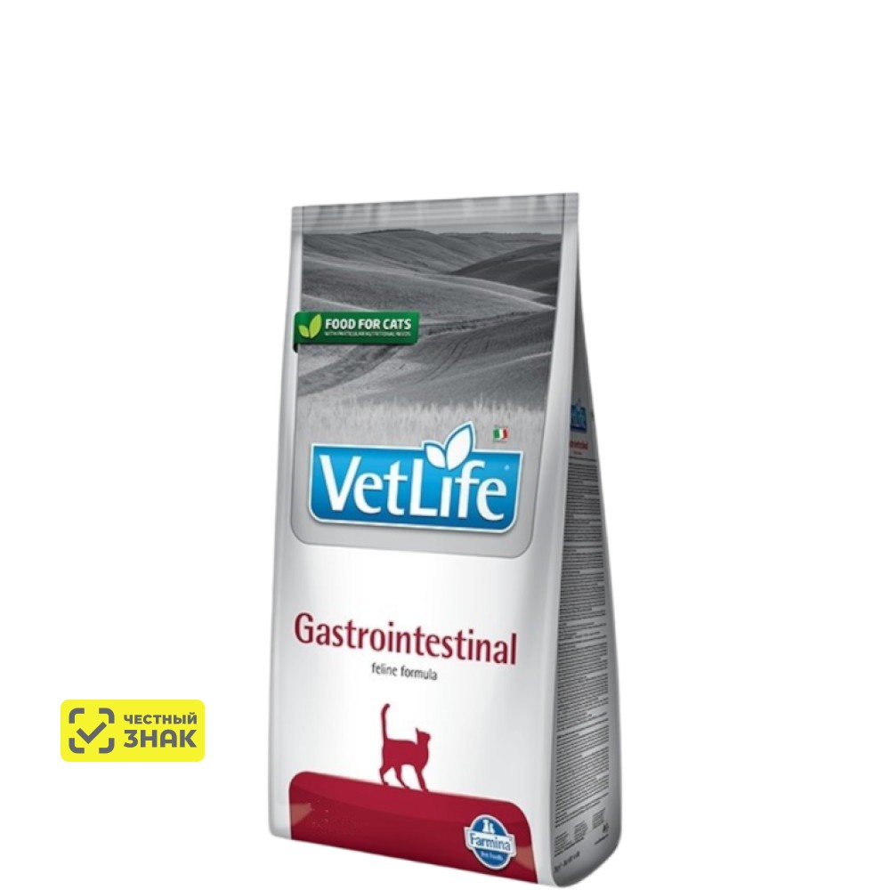 Farmina Vet Life Gastrointestinal Сухой диетический корм для кошек при заболеваниях ЖКТ, с курицей, 400 гр.
Farmina Vet Life Gastrointestinal Сухой диетический корм для кошек при заболеваниях ЖКТ, с курицей, 400 гр.