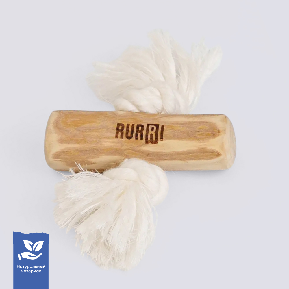 RURRI Игрушка для собак Палочка из кофейного дерева с веревкой, 7,7х2,7 см, Белый
RURRI Игрушка для собак Палочка из кофейного дерева с веревкой, 7,7х2,7 см, Белый