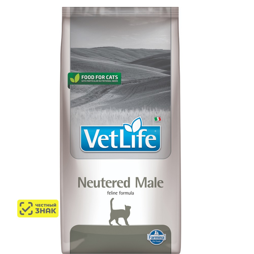 Farmina Vet Life Neutered Male Сухой корм для кастрированных котов, 10 кг
Farmina Vet Life Neutered Male Сухой корм для кастрированных котов, 10 кг