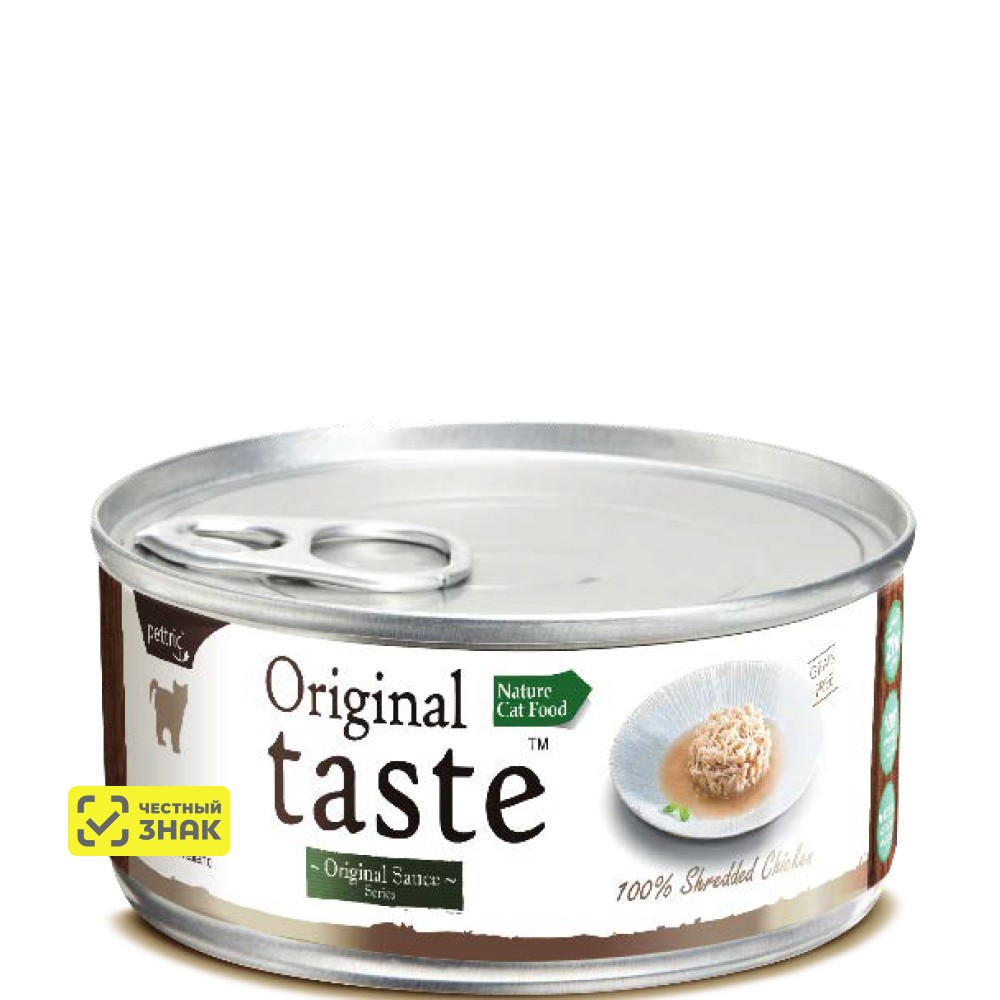 Pettric Original Taste Влажный корм (консервы) для кошек, курица в соусе, 70 гр.
Pettric Original Taste Влажный корм (консервы) для кошек, курица в соусе, 70 гр.
