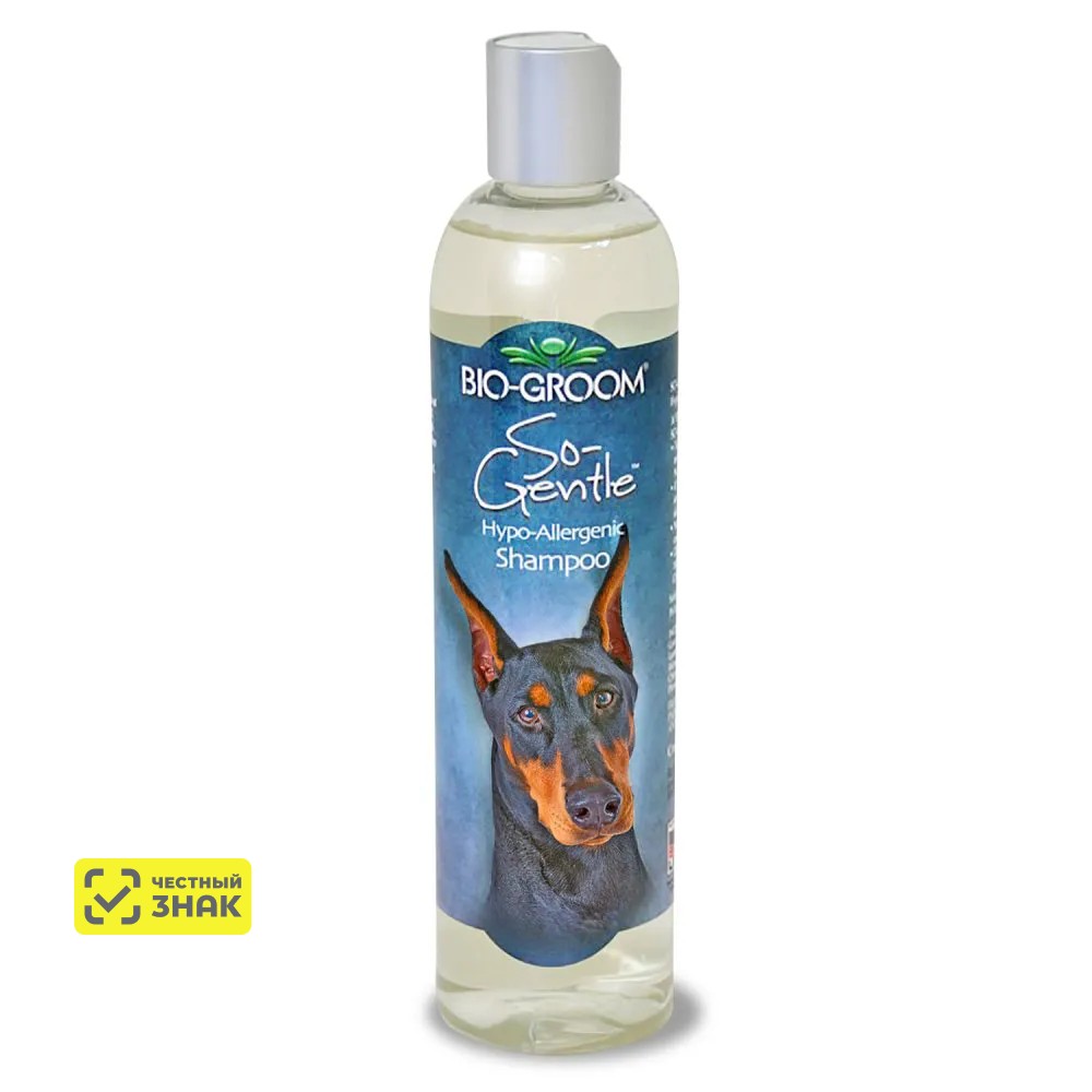 Bio-groom So-Gentle Шампунь гипоаллергенный для собак, кошек, котят и щенков, 355 мл
Bio-groom So-Gentle Шампунь гипоаллергенный для собак, кошек, котят и щенков, 355 мл