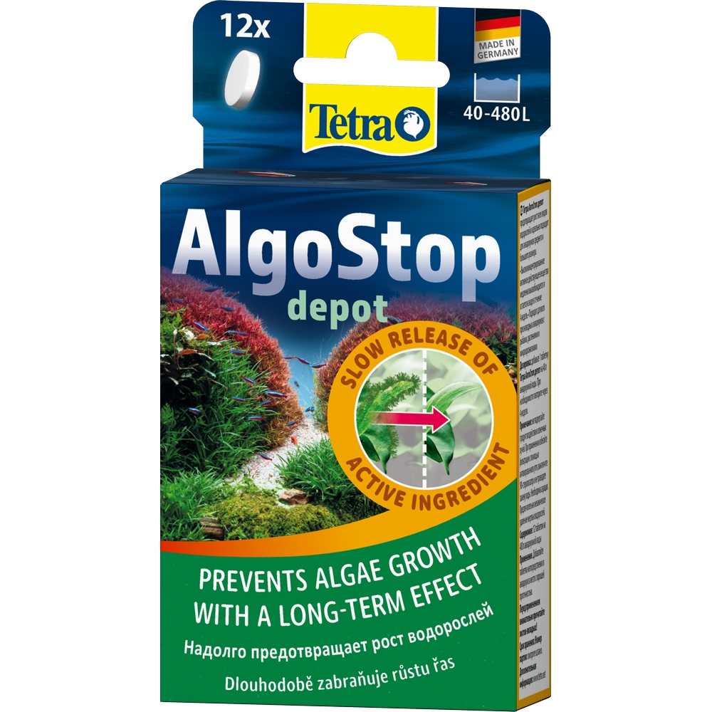 Tetra ALGOstopdepot средство против водорослей длительного действия на объем 600 л, 12 таб.
Tetra ALGOstopdepot средство против водорослей длительного действия на объем 600 л, 12 таб.
