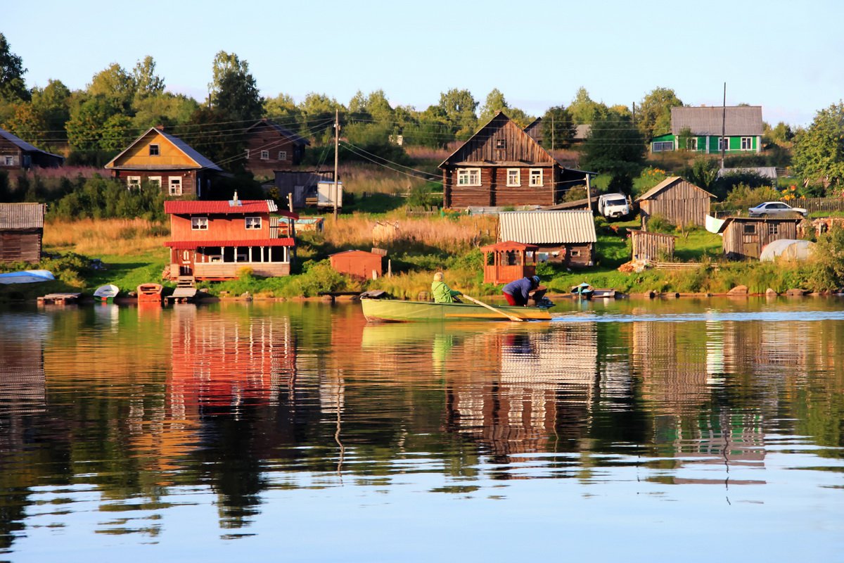 Картинки города и деревни