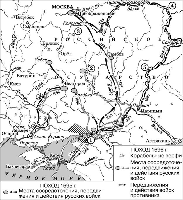 Россия в конце XVII-XVIII вв. от царства к империи, задание 8, рис.1
