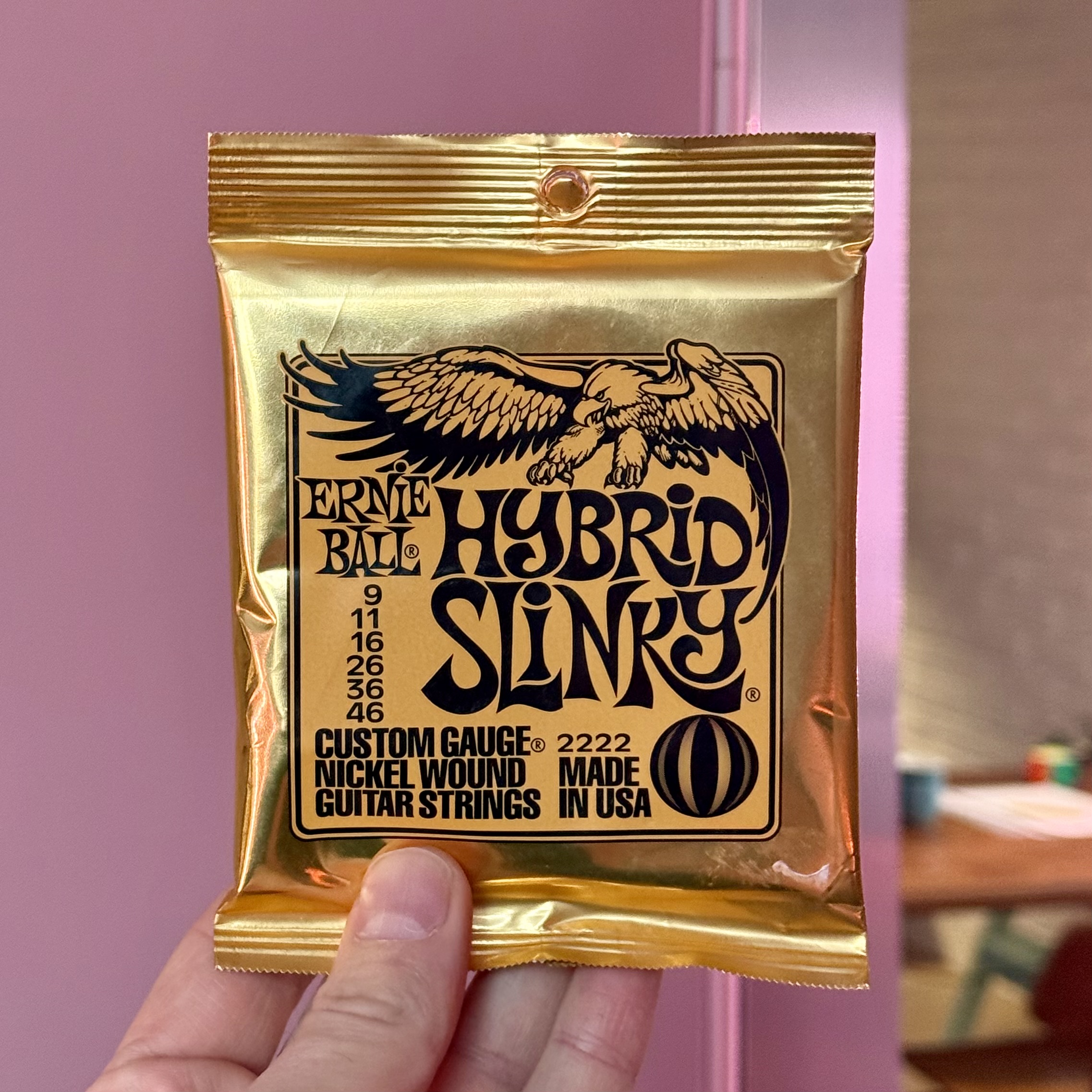 Ernie Ball Ernie Ball Hybrid Slinky, 9-46, струны для электрогитары